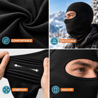 Custom Funny Mountain Biking Face Gifts for Cyclists - Personalized Ski Mask