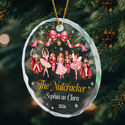 The Nutcracker Custom Name And Character Gift For Ballet Girl - Personalized Ornament