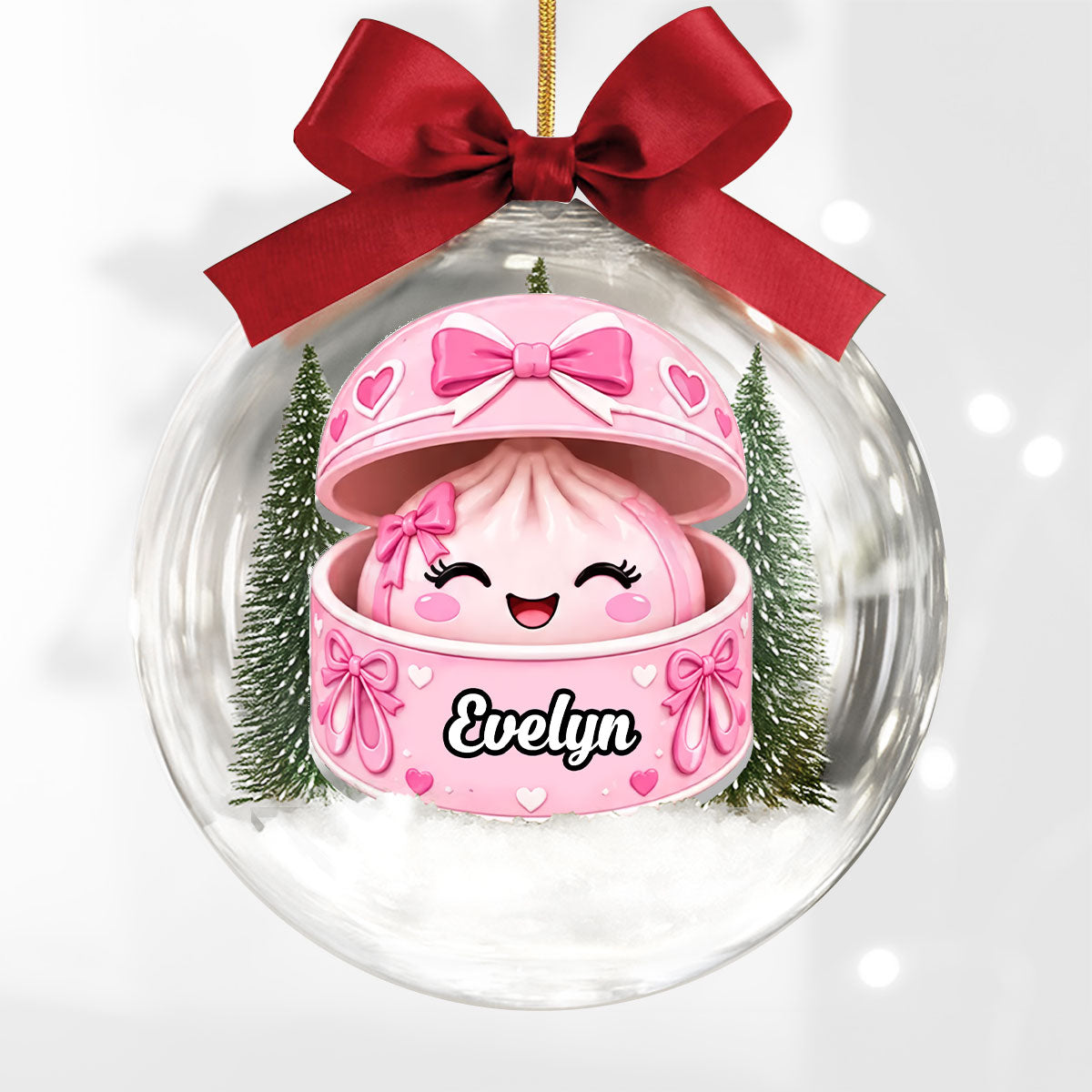 Squishy Hunting Gifts For Kids - Personalized 3D Acrylic Ball Ornament