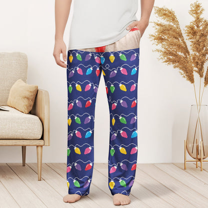 Custom Funny Pajama Pants, Novelty Thong Pajamas Christmas - Personalized Lounge Pants