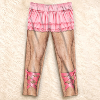 Custom Pink Tutu Ballet Dad Gifts for Dance Dads - Personalized Pajamas Pants