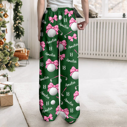 Personalized Coquette Bow Golf Sweatpants Gift For Her HA75 919488