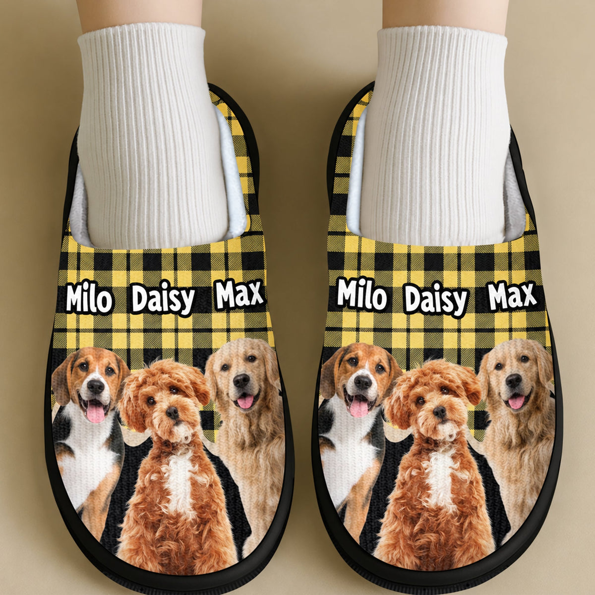 Custom Dog Cat Photo Slippers - Personalized Gift For Pet Lovers HO82 903914
