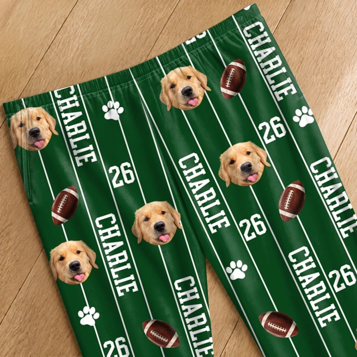 Custom Pet Photo Sports Gifts For Dog and Cat Lovers - Personalized Pajamas Pants