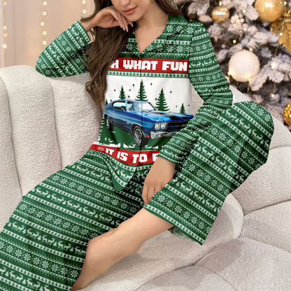 Dth Custom Car Photo Oh What Fun It Is To Ride Pajamas Th10 896017