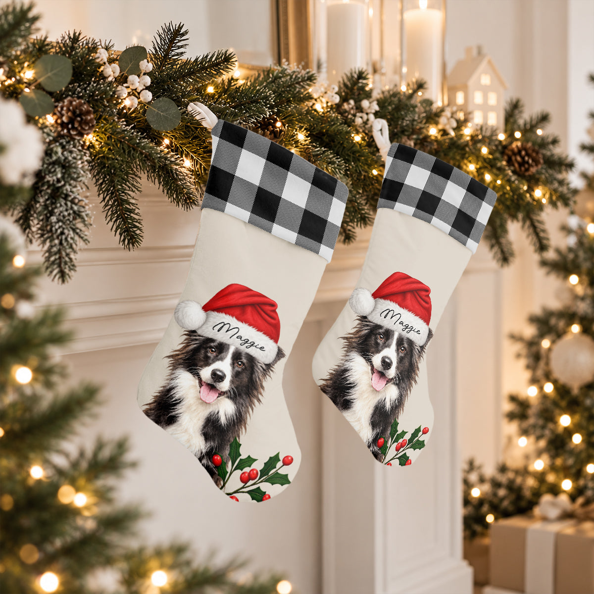 Personalized Dog Cat Photo Christmas Stocking Gift for Dog Cat Lovers HO82 903892