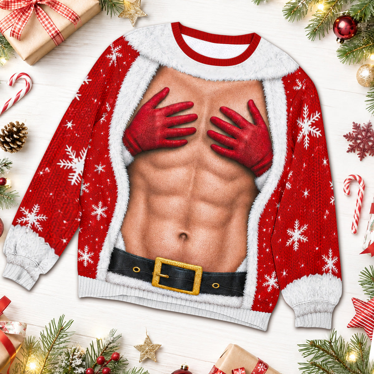 Boldly Merry Together - Personalized 3D Sweatshirt