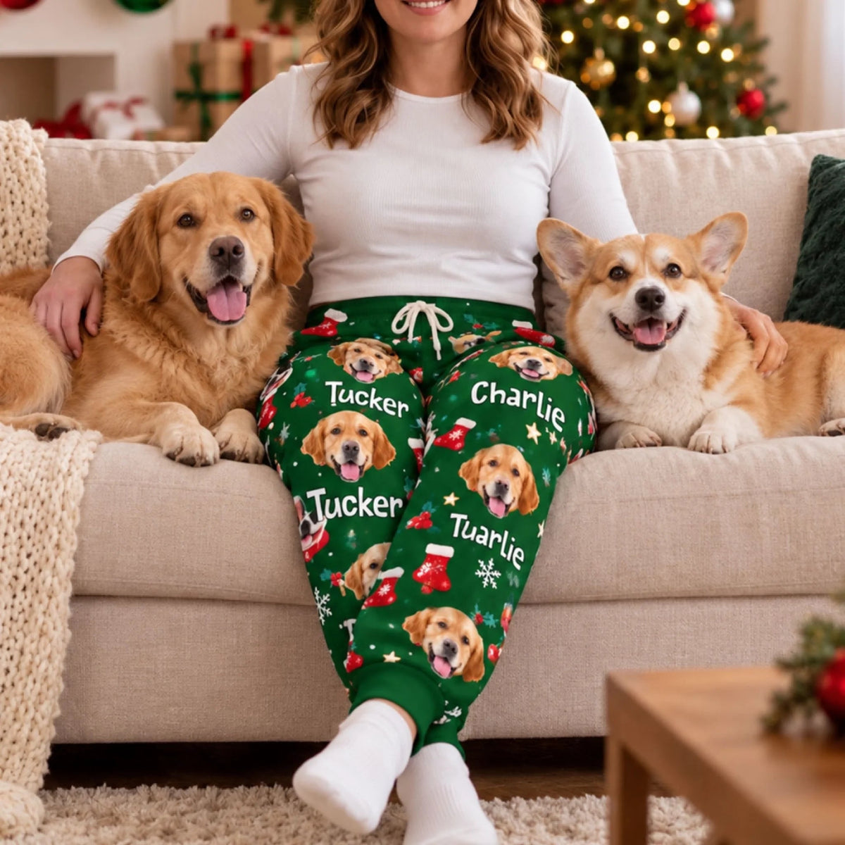 My Furry Christmas - Personalized Sweatpants