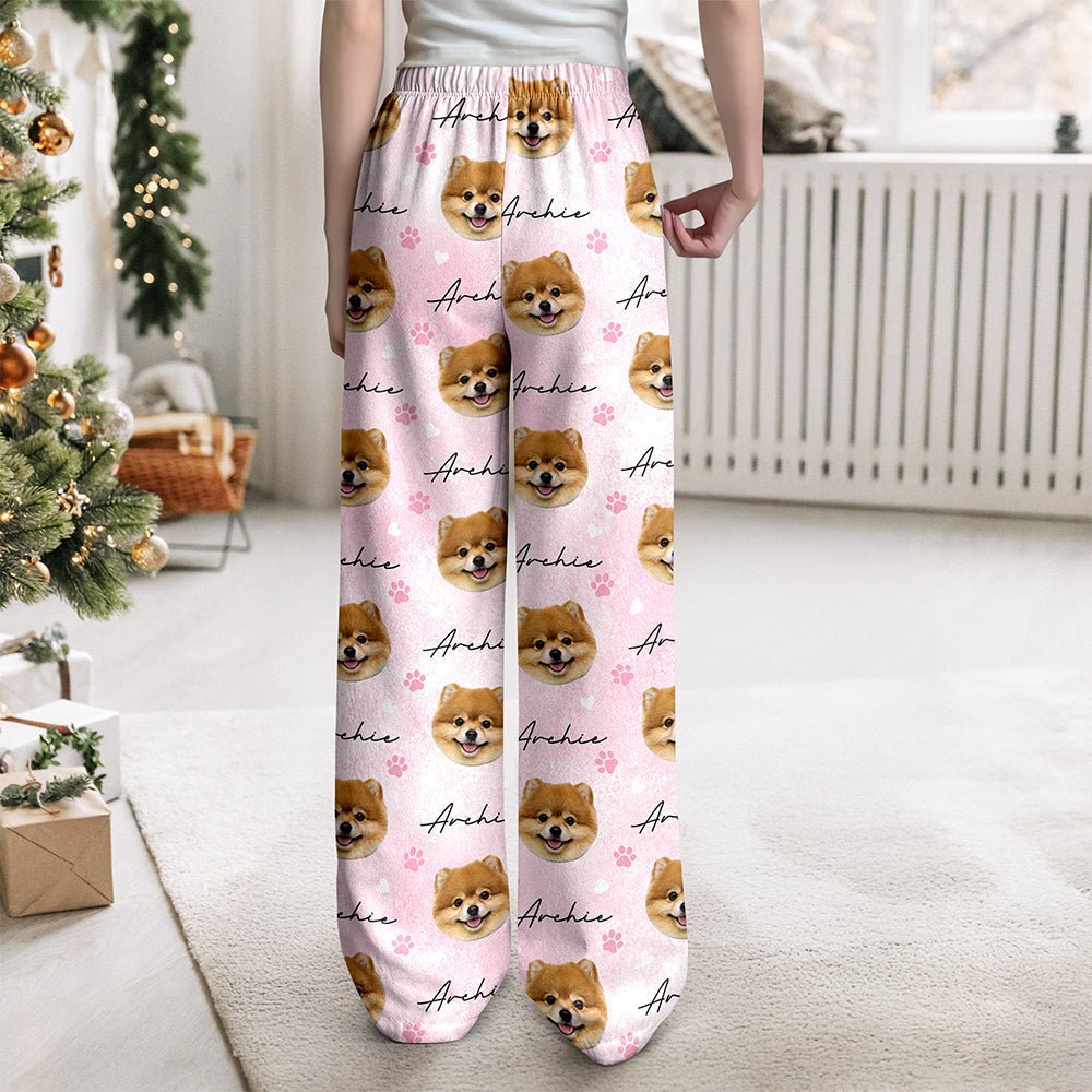 Custom Dog Face Sweatpants, Funny Personalized Gift For Dog Lovers CH07 180420