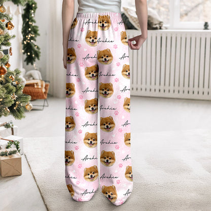 Custom Dog Face Sweatpants, Funny Personalized Gift For Dog Lovers CH07 180420