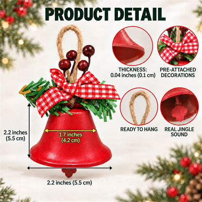 Family Word Puzzle Bell - Personalized Metal Bell Ornament