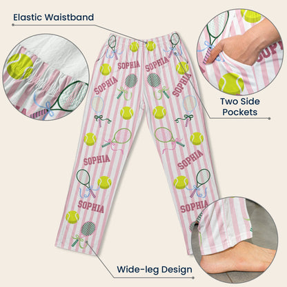 Custom Name Gift For Tennis Lovers, Tennis Player - Personalized Pants