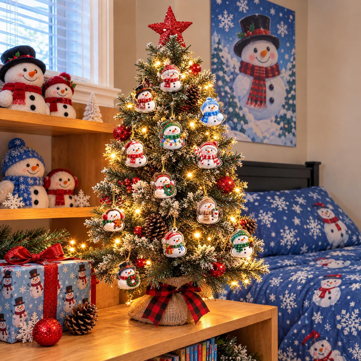 24 Days of Frosty Friends - Personalized Christmas Advent Calendar