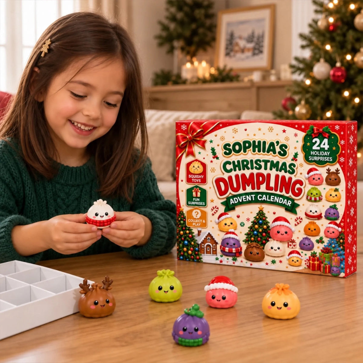 Christmas 24-Day Squishy Dumpling Surprise - Squishy Dumpling Advent Calendar