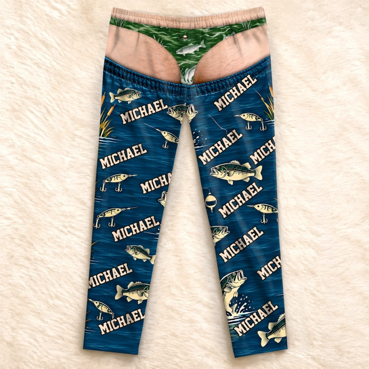 Custom Name Fishing Gifts for Men - Personalized Pajamas