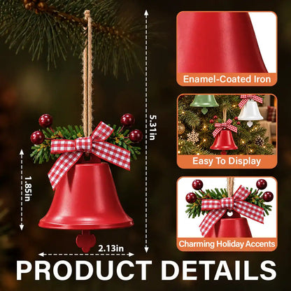 Family Christmas Gift - Personalized Tree Hanging Decoration Bell Ornament