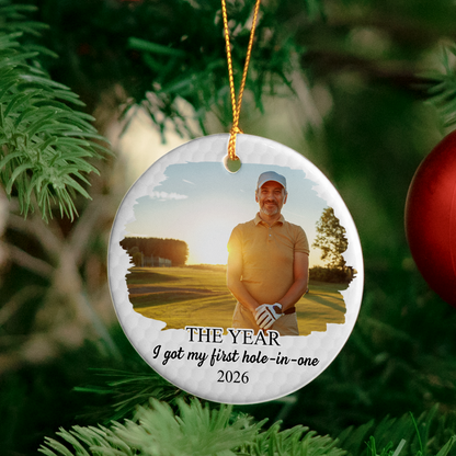 The Year With My Golf Memories - Personalized Ornament