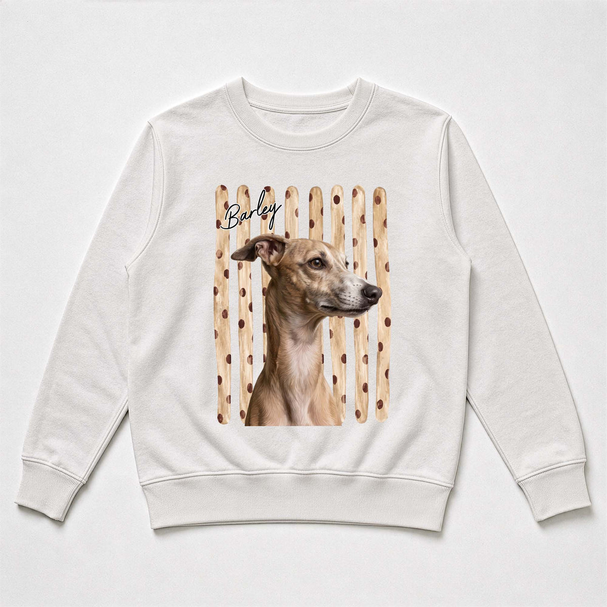 Custom Striped Pet Portrait Shirt Gift For Pet Lovers - Personalized Shirt