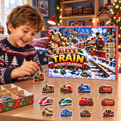 The North Pole Express Countdown - Personalized Christmas Advent Calendar