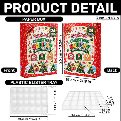 24 Days  Of Squishy Magic - Personalized Christmas Advent Calendar