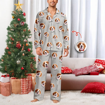 Custom Dog Photo Personalized Cute Puppy Pajamas CH07 899670