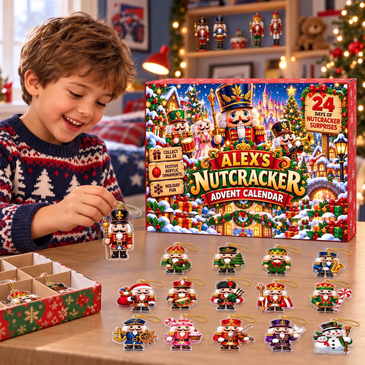 The Nutcracker March to Christmas - Personalized Christmas Advent Calendar