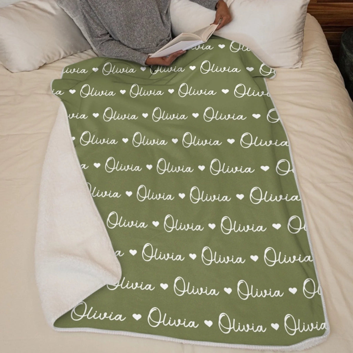 Custom Names Gifts for Kids, Family - Personalized Fleece, Sherpa Blanket