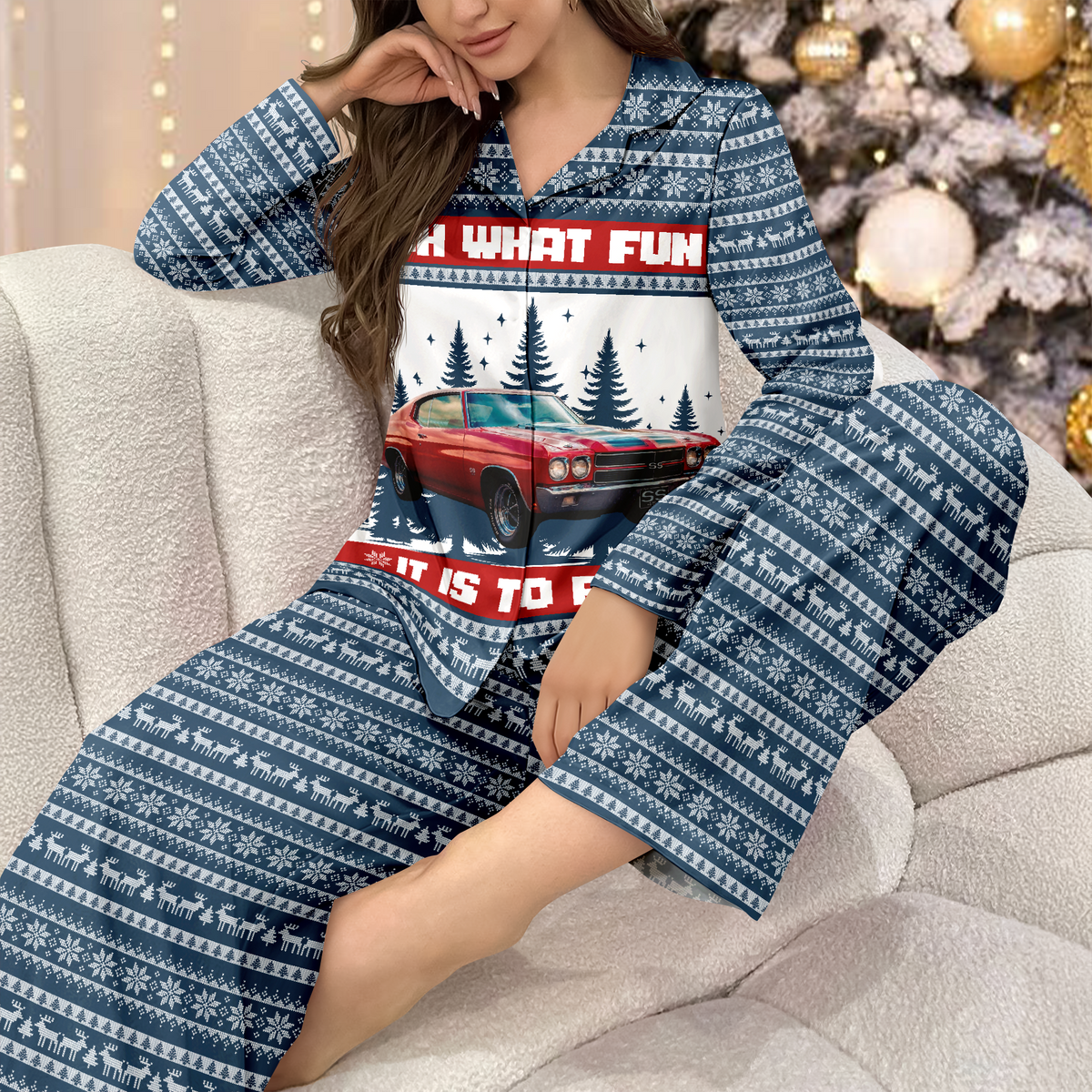 Dth Custom Car Photo Oh What Fun It Is To Ride Pajamas Th10 896017