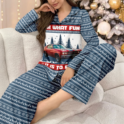 Dth Custom Car Photo Oh What Fun It Is To Ride Pajamas Th10 896017