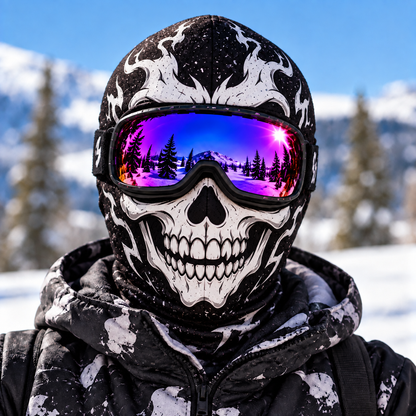 Scary Halloween Ski Mask, Spooky Gifts For Kids, Skier, Snowboarder
 -  Mask