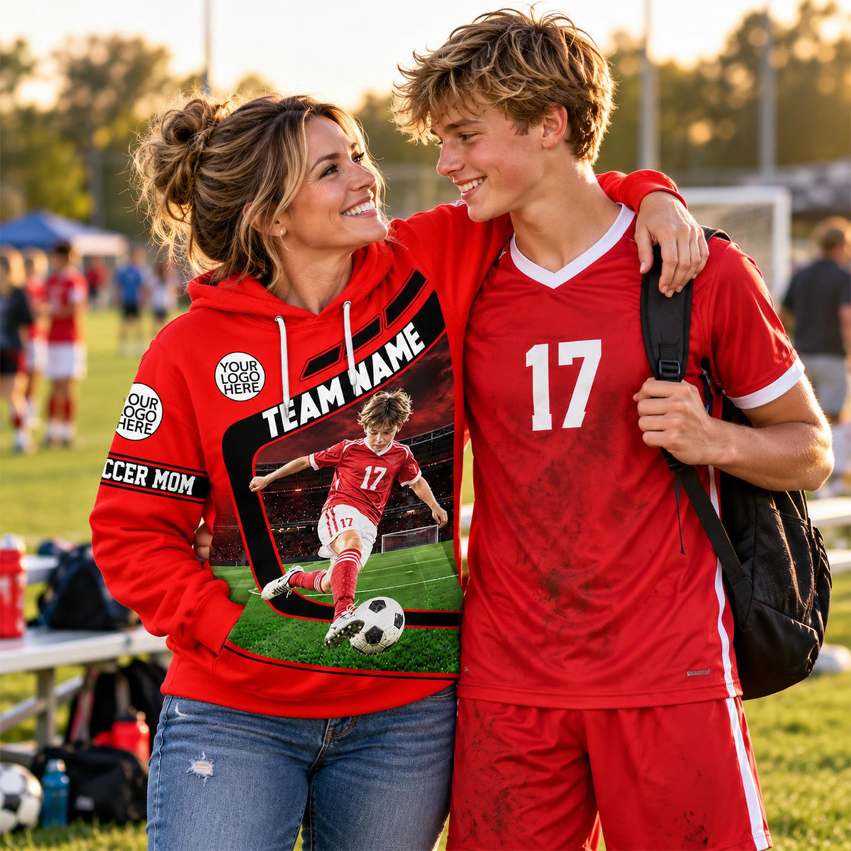Personalized All Over Print Shirt Soccer - Gift For Soccer Lovers NA04