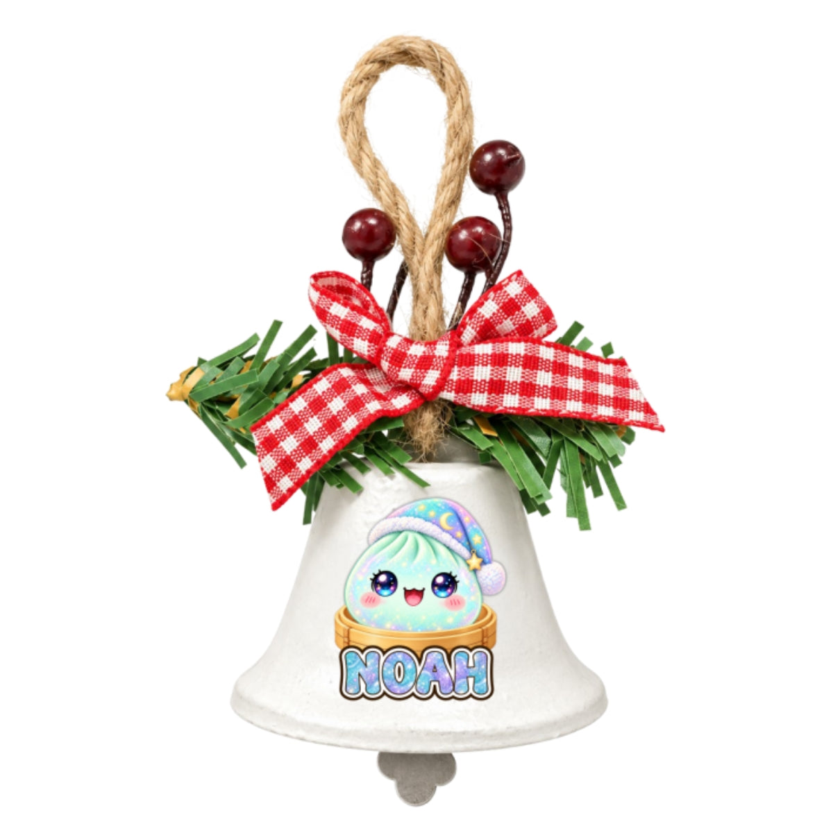 My Jolly Dumpling - Personalized Metal Bell Ornament