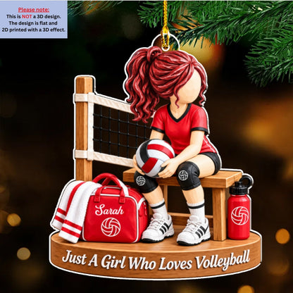 Play Hard Dream Even Bigger - Personalized Acrylic Ornament