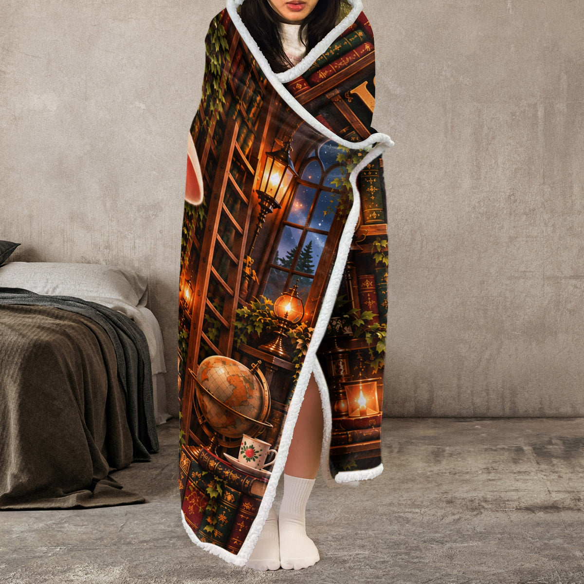 Shhh... I’m Reading - Funny Reading Blanket For Book Lovers - Personalized Blanket