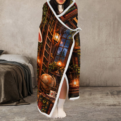 Shhh... I’m Reading - Funny Reading Blanket For Book Lovers - Personalized Blanket