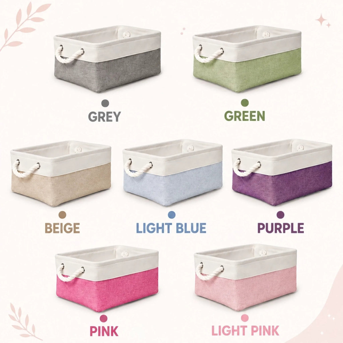 Custom Name Kawaii Squishy Collection Gifts for Kids - Personalized Storage Basket