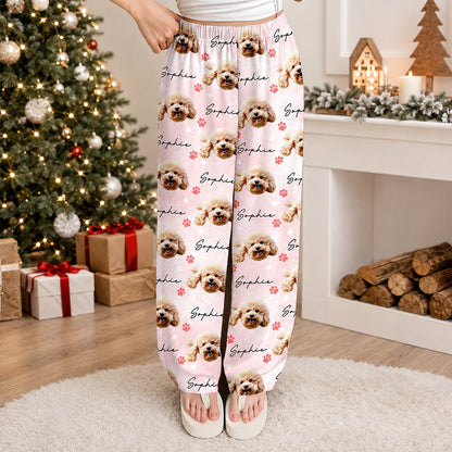 Custom Dog Face Sweatpants, Funny Personalized Gift For Dog Lovers CH07 180420
