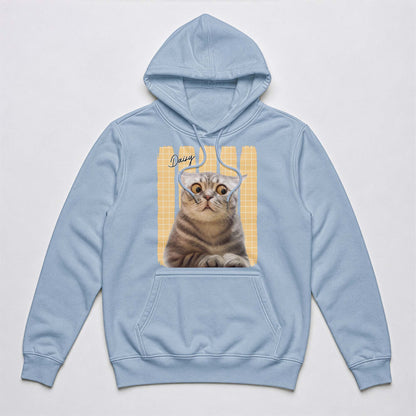 Custom Striped Pet Portrait Shirt Gift For Pet Lovers - Personalized Shirt
