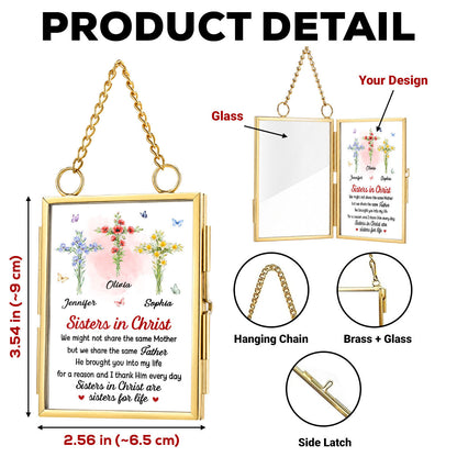 Together By Faith - Personalized Metal Frame Ornament