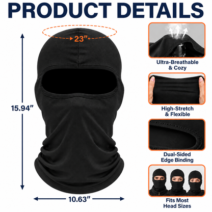 Gag Gift For Men Who Love Hunting, Hunter, Friend - Personalized Funny Realistic Buck, Turkey Head Balaclava Face Mask