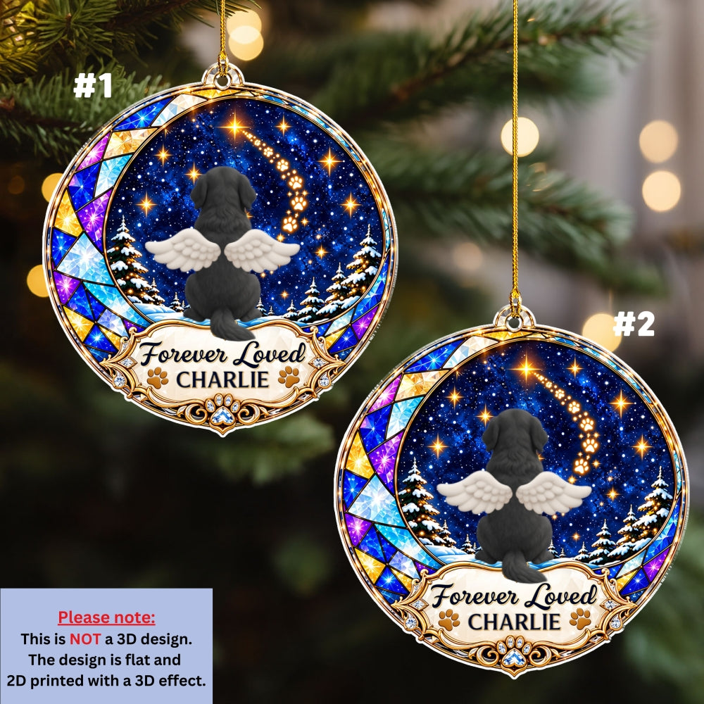 Custom Christmas Memorial Sympathy Gifts For Dogs, Cats • Until We Meet Again - Personalized Acrylic Ornament