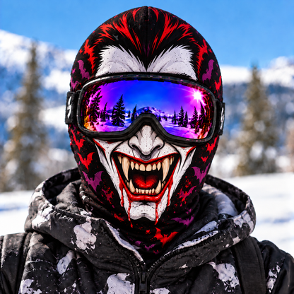 Scary Halloween Ski Mask, Spooky Gifts For Kids, Skier, Snowboarder
 -  Mask
