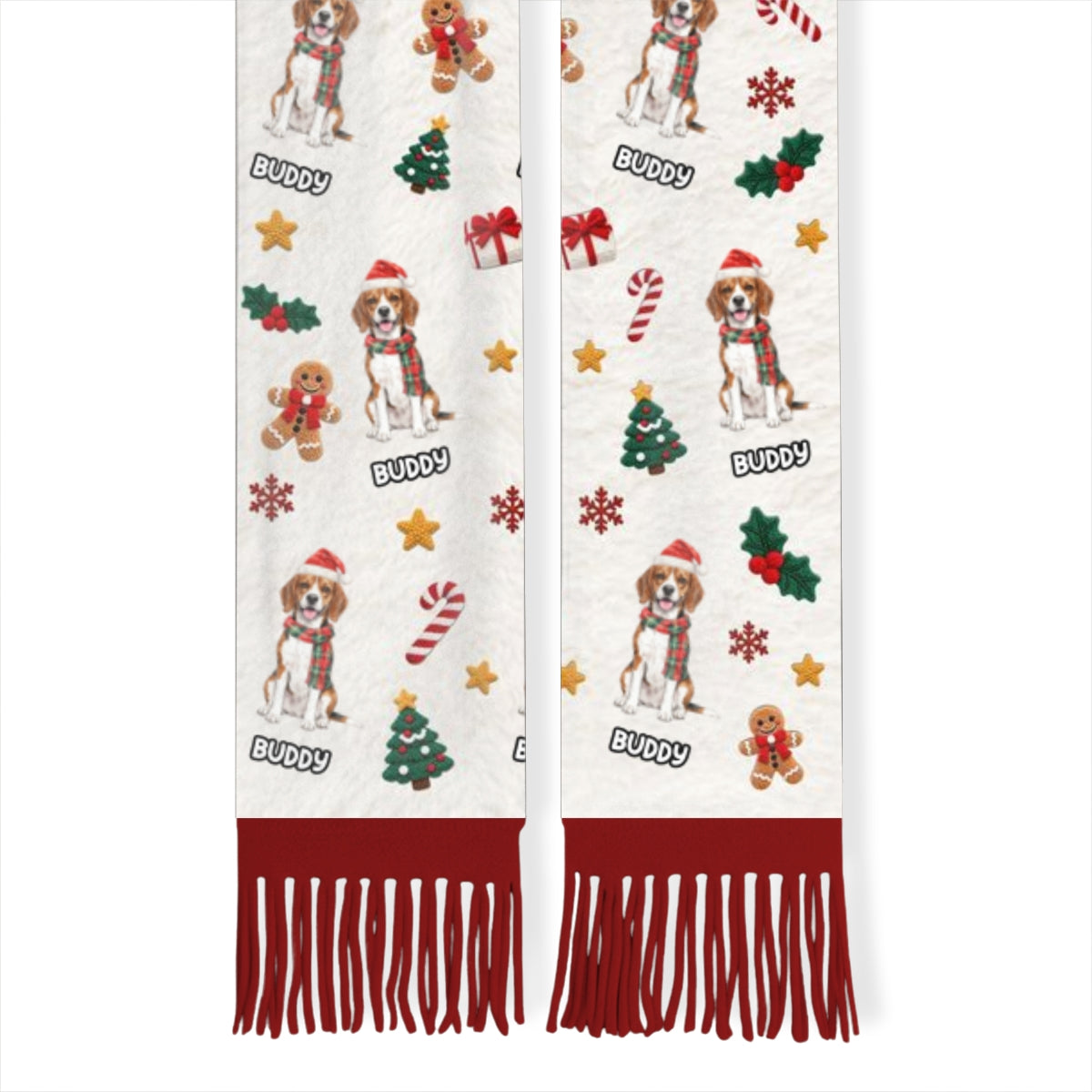Wrapped In Puppy Love - Personalized Scarf