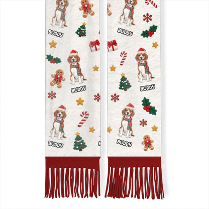 Wrapped In Puppy Love - Personalized Scarf