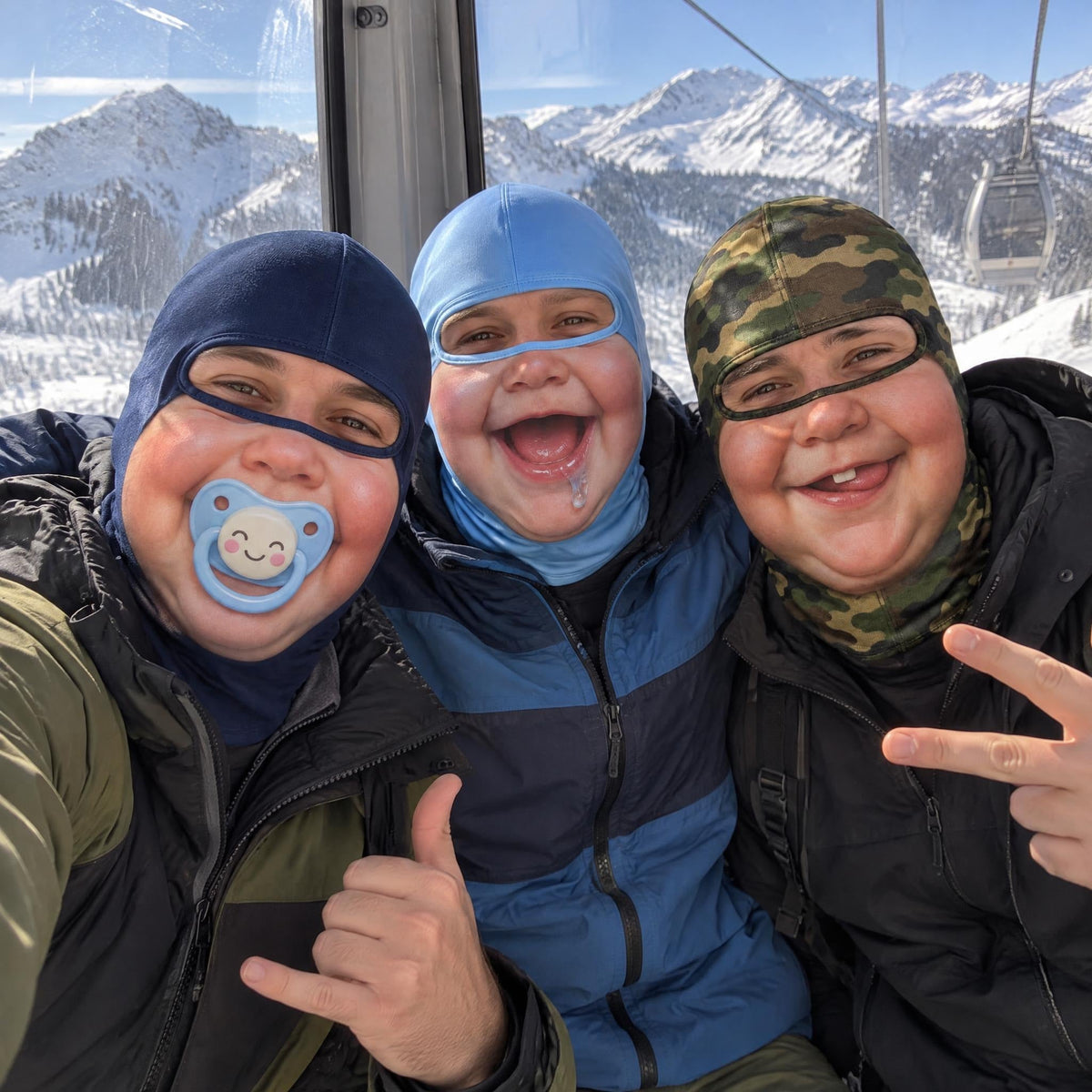 Big Baby Face - Personalized Mask