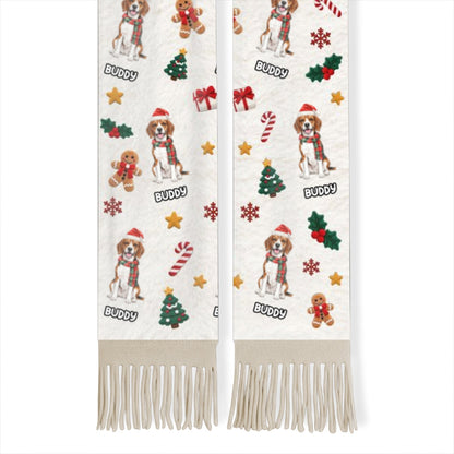 Wrapped In Puppy Love - Personalized Scarf