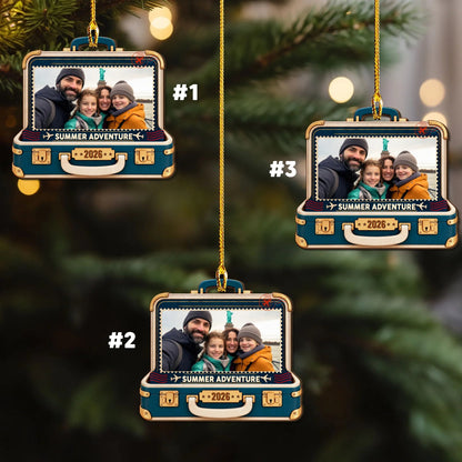 Memories From Our Travels - Personalized 2-Layered Wood Ornament