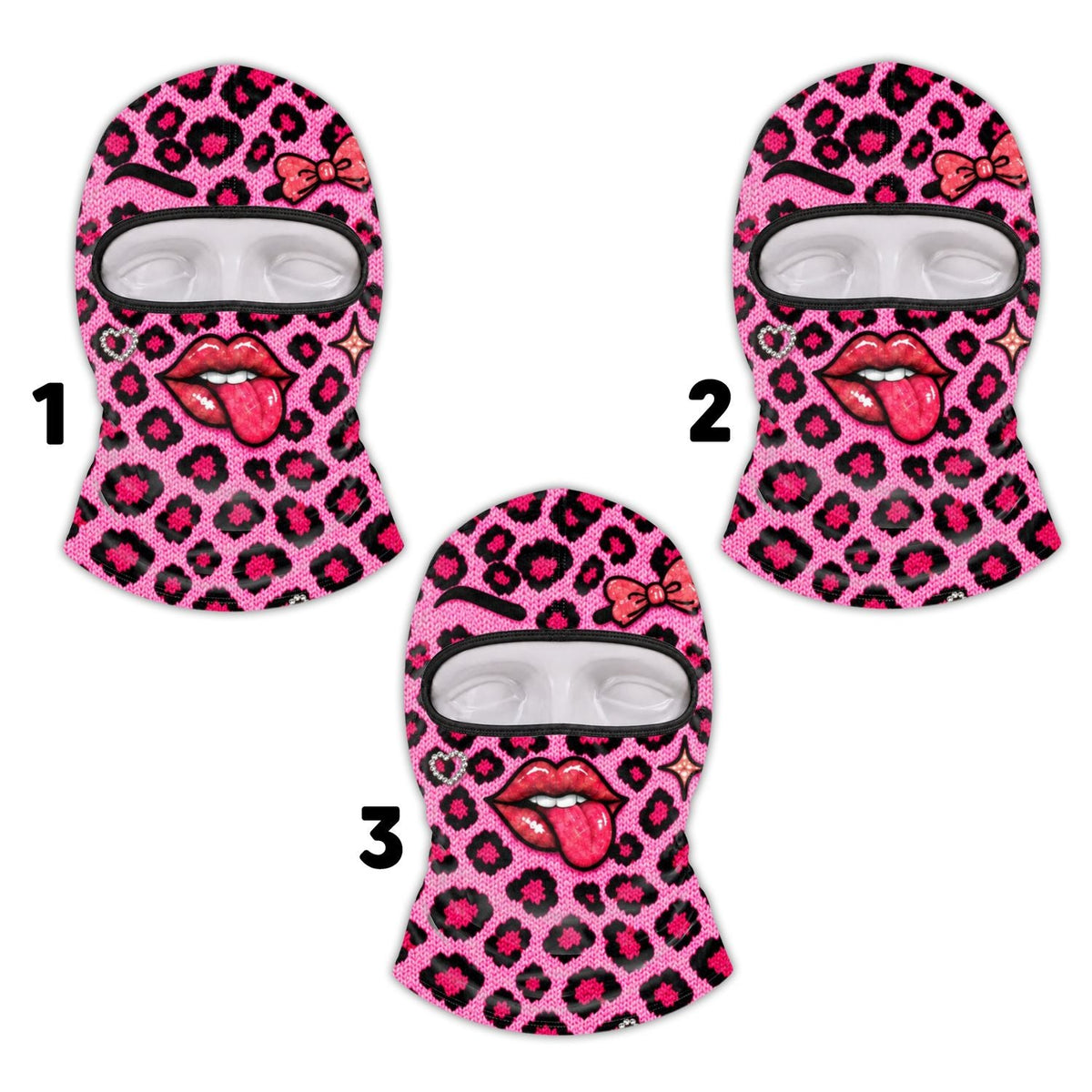 Leopard Diva - Personalized Ski Mask