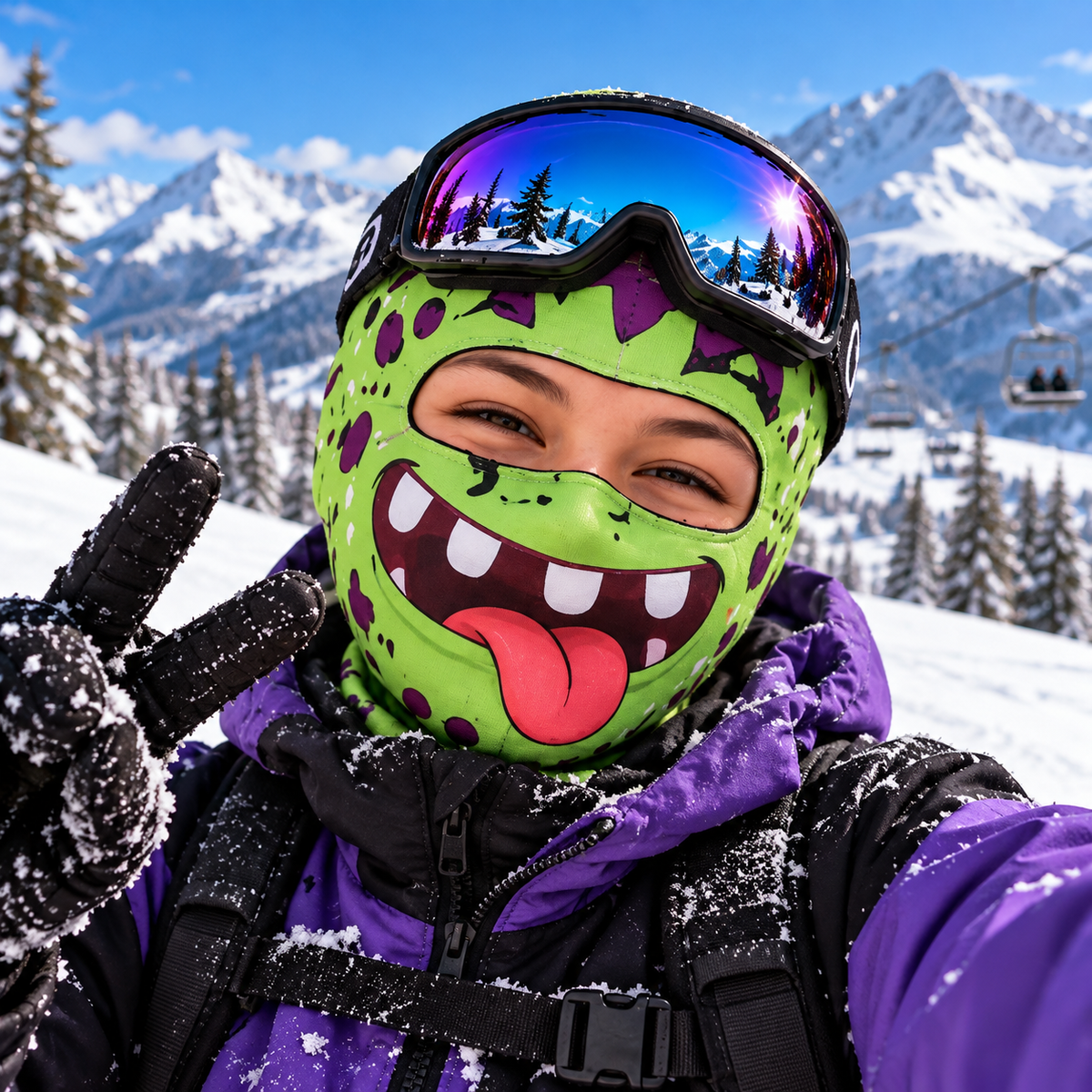 Halloween Ski Mask, Spooky Gifts For Kids -  Mask