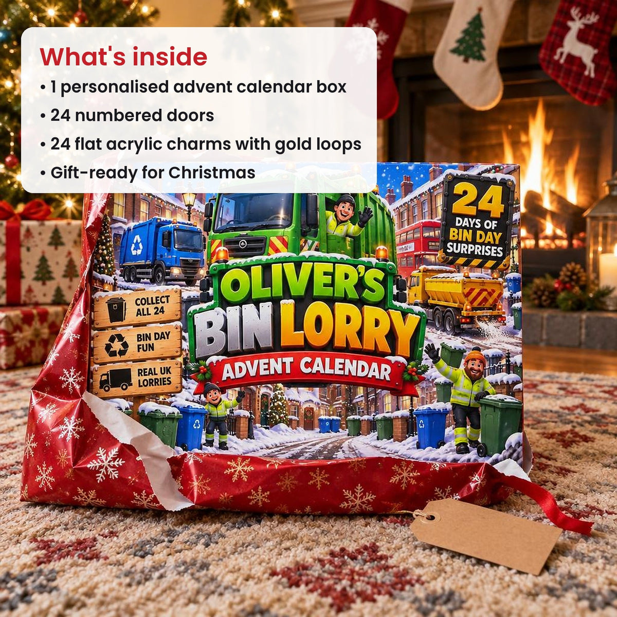 Bin Lorry -  Christmas Advent Calendar